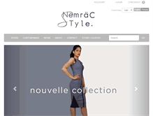 Tablet Screenshot of nemracstyle.com